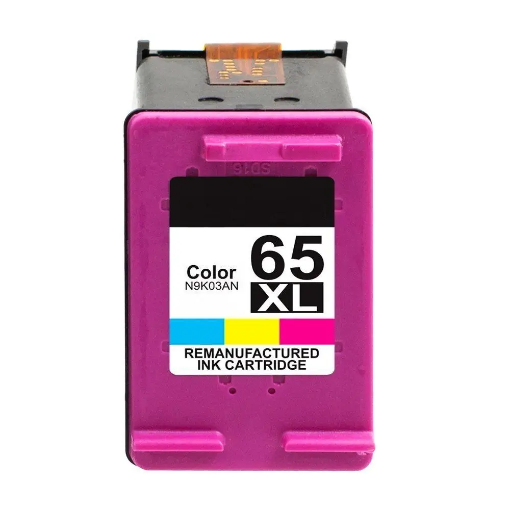 

Remanufactured Ink Cartridge Replacement For HP 65 65XL 65 XL to Use With Envy 5055 5052 5058 DeskJet 2622 2624 2652(1C)