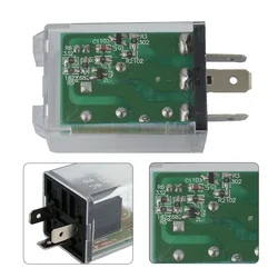 12V 3Pin Car LED Light Flasher Relay Turn Signal Rate Control Blinker Relay 180W Electronic Turn Signal Blinker Indicator Relays