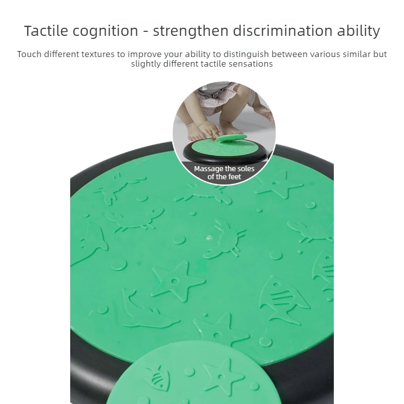 子供用触覚感覚パッド モンテッソーリ 赤ちゃん感覚統合玩具 安全な質感のカラーマットゲーム おもちゃ 早期発達遊びおもちゃ