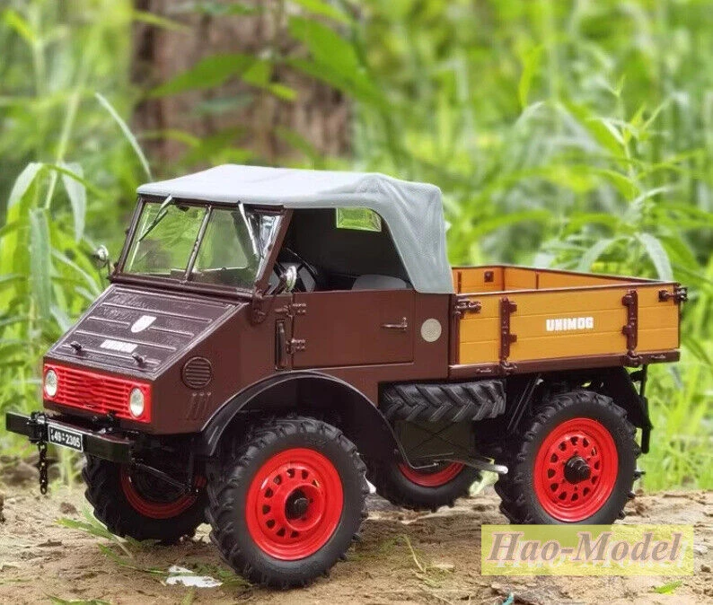 Schuco 1/18 Voor Mercedes Unimog U401 Legering Diecast Auto Model Rode Ornamenten Speelgoed Jongens Verjaardagscadeaus Hobby Display Collectie