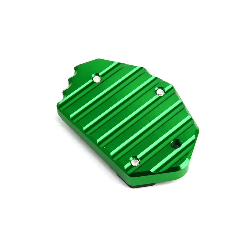 CNC Side Stand Pad for KAWASAKI NINJA 300 650 1000 ER6F Ninja650 ZX6R ZX10R ZX12R Motorcycle Plate Kickstand Extension Keychain