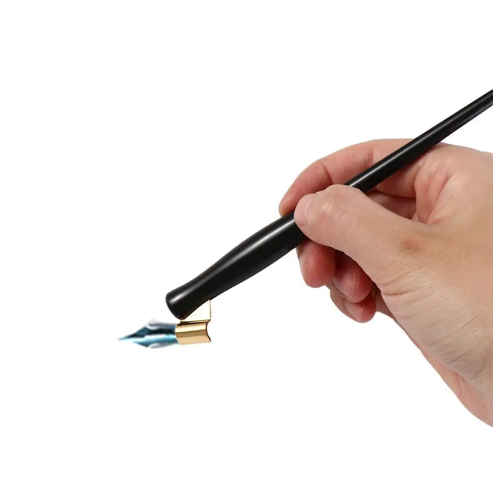 Schräger Dip-Stifthalter, englisches Schreiben, antike Kalligraphie-Stiftspitze, verstellbare Kunst, Zeichnung, Kupferstich, Skript-Stift, Schreibwaren