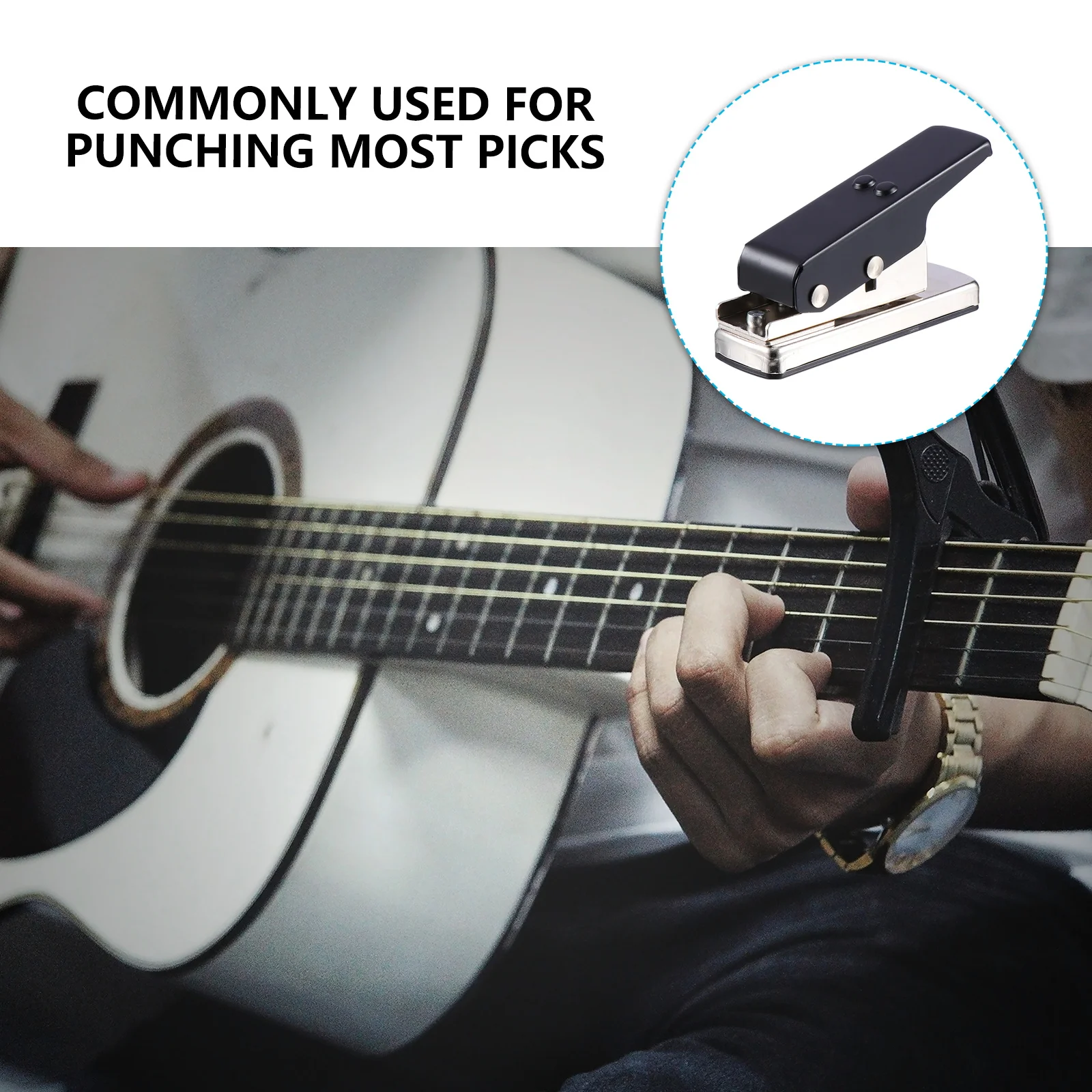 

Guitar Pick Punch Gatar Puncher Ouncher Picks Iron Maker Staplet