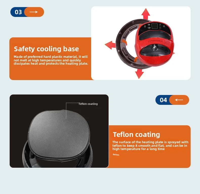 Portable Mini Heat Transfer Machine Small Manual Handheld, Garment T-Shirt Heat Transfer Hot Printing Hot Label Hot Printing