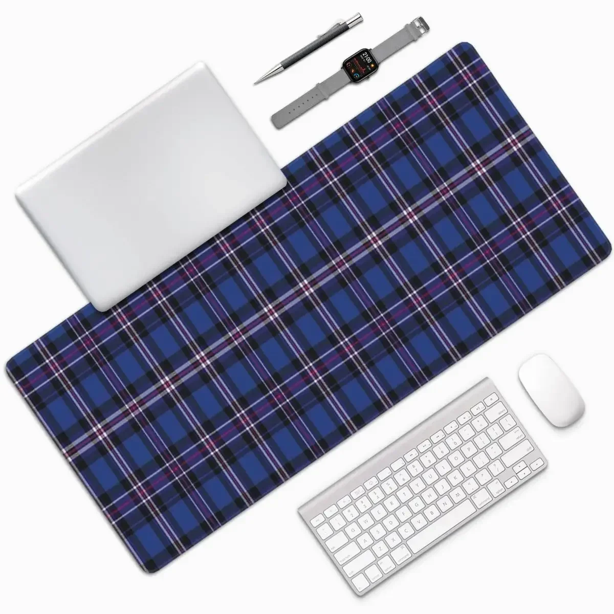 

Большой коврик для мыши Gers Tartan, коврик для компьютерной клавиатуры, коврик для мыши, геймерский коврик для ноутбука, офисные аксессуары, настольные коврики