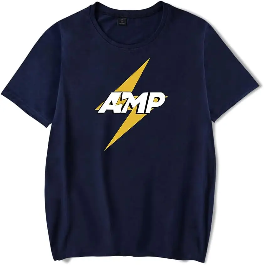 Kai Cenat Merch Amp T-Shirt Crewneck Short Sleeve Tshirt Men/Women Fans Tops