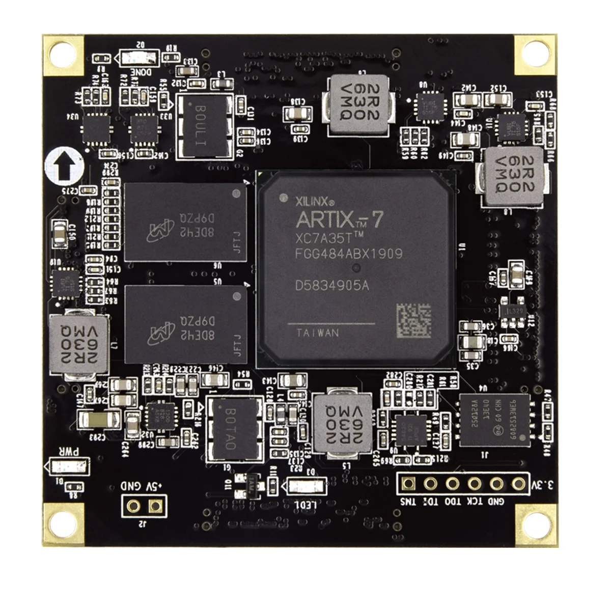 Placa de Desarrollo FPGA de Grado Industrial ALINX AC7A035, Kit de Placa Central FPGA XILINX Artix-7 XC7A35T 35T, SoMs Xilinx