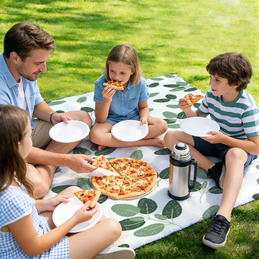 1 Custom Outdoor Blanket, Upload Your Photo, Made from Cool-Resistant and Wear-Resistant Material, Sturdy and Durable, Not Easy to Break, Skin-Friendly and Soft to the Touch, Foldable Design, Lightweight and Easy to Carry, Compact and Space-Saving, Easy for Travel Without Any Burden. Suitable for Various Scenarios Such as Spring Outings in Parks, Camping in the Countryside, Beach Activities, Garden Relaxation, Family Picnics, Outdoor Gatherings, Easy to Clean and Maintain, Dual-Use for Home and Outings, a Practical Item for Family Trips.