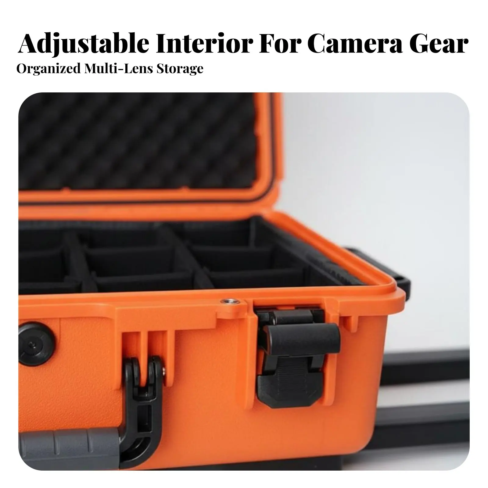 Rolling Camera Rigid Case Waterproof Rolling Apparatus Trunk Impact-Resistantproof Retractable Handle for Field Technicians