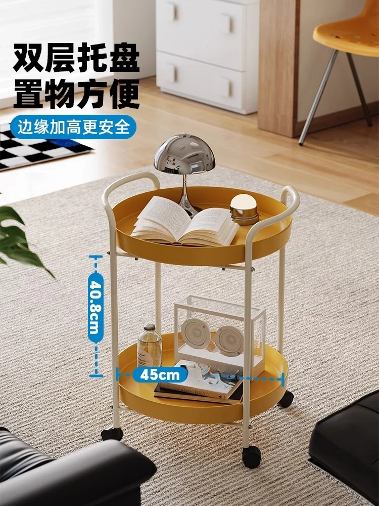 

Cart living room removable sofa side few small apartment household coffee table