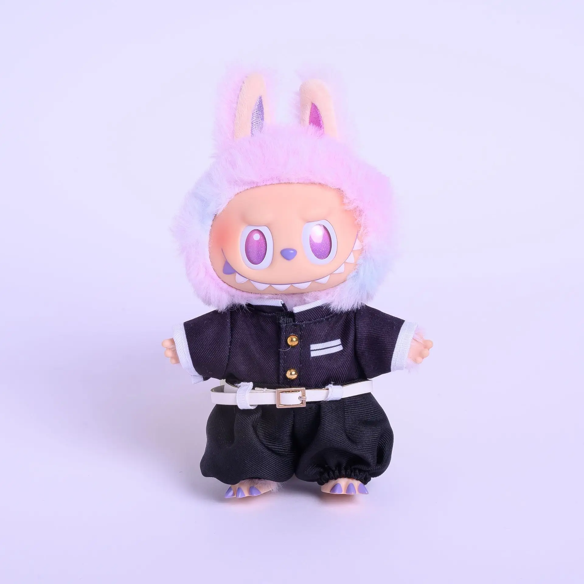 Ubranka dla lalek Labubu Demon Slayer, strój Tanjiro Shanyi, walka o sprawiedliwość, Demon Slayer Corps, akcesoria dla lalek w skali 1/3