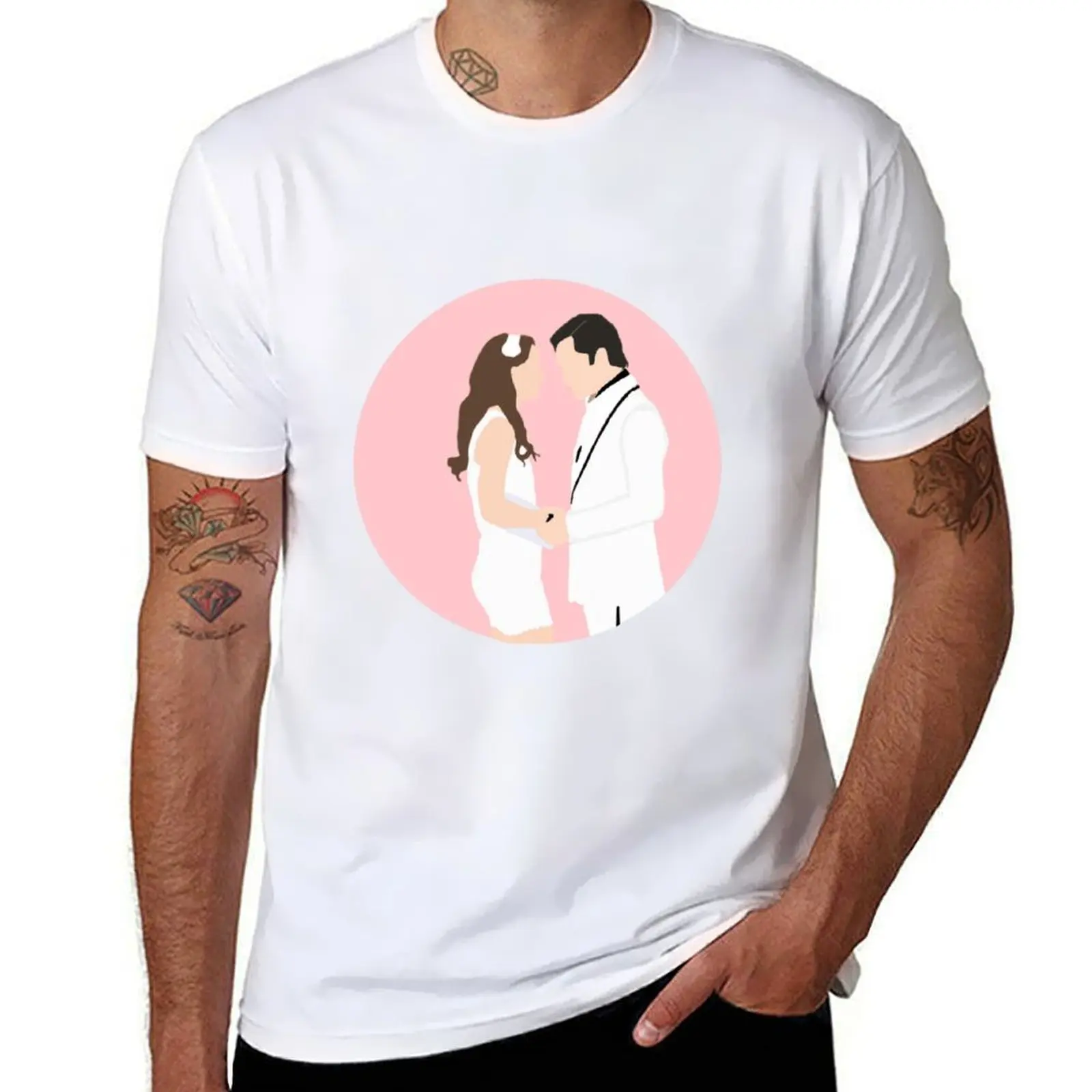 

Chuck and Blair T-Shirt t shirt man cotton anime t shirts oversize T-Shirt