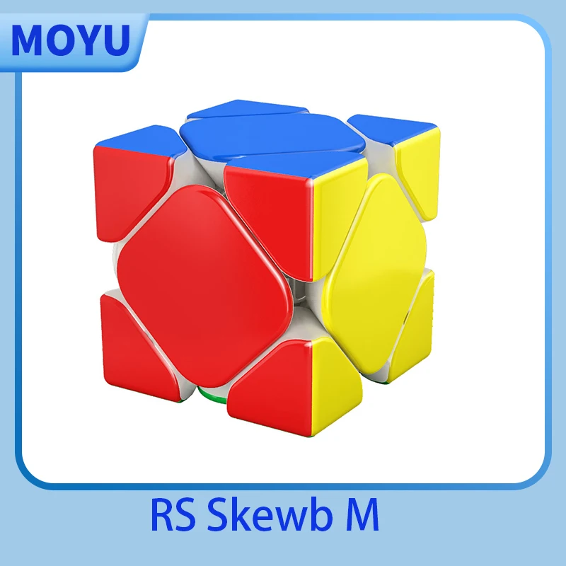 MOYU RS Skewb المغناطيسي ماجيك سرعة مكعب المهنية تململ اللعب Moyu RS M Skewb CubeCubo Magico لغز