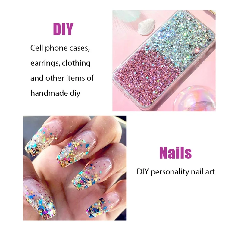 Fit Colors paillettes Gel Glitter Scale Face Lip Eye Shadow Eye Sparkly Hair Shimmer Gel Flash paillettes decorazione del partito trucco