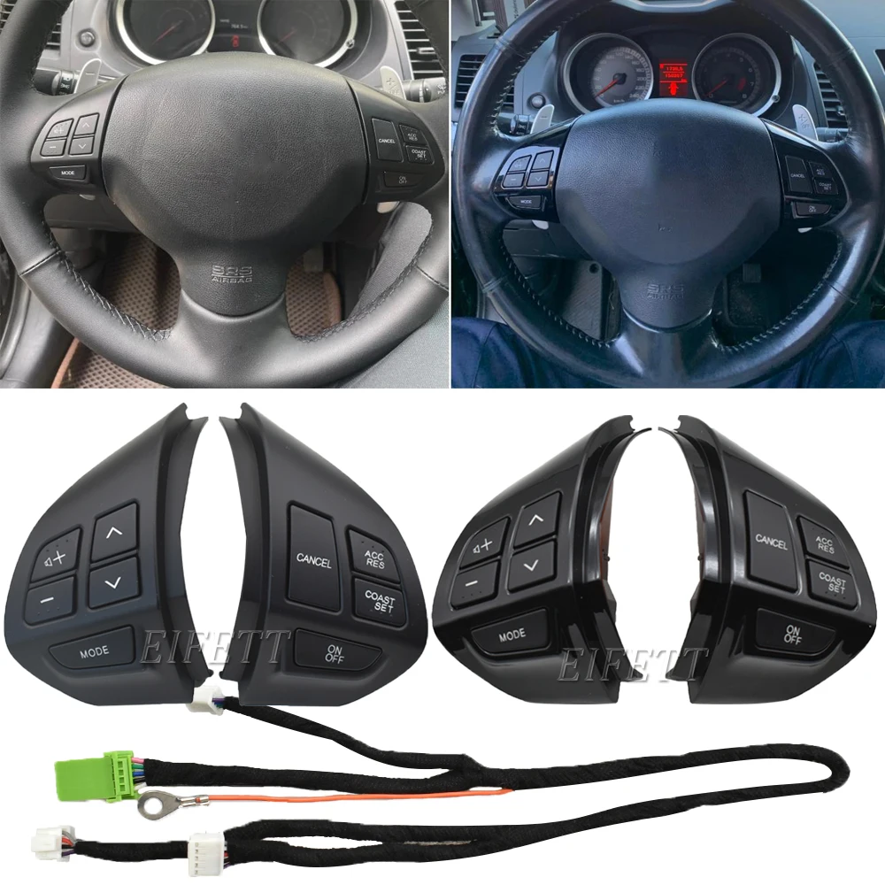 5 Pins Steering Wheel Volume Sound Cruise Control Button For Mitsubishi Outlander XL 2.4 CW5W 4b12 2008