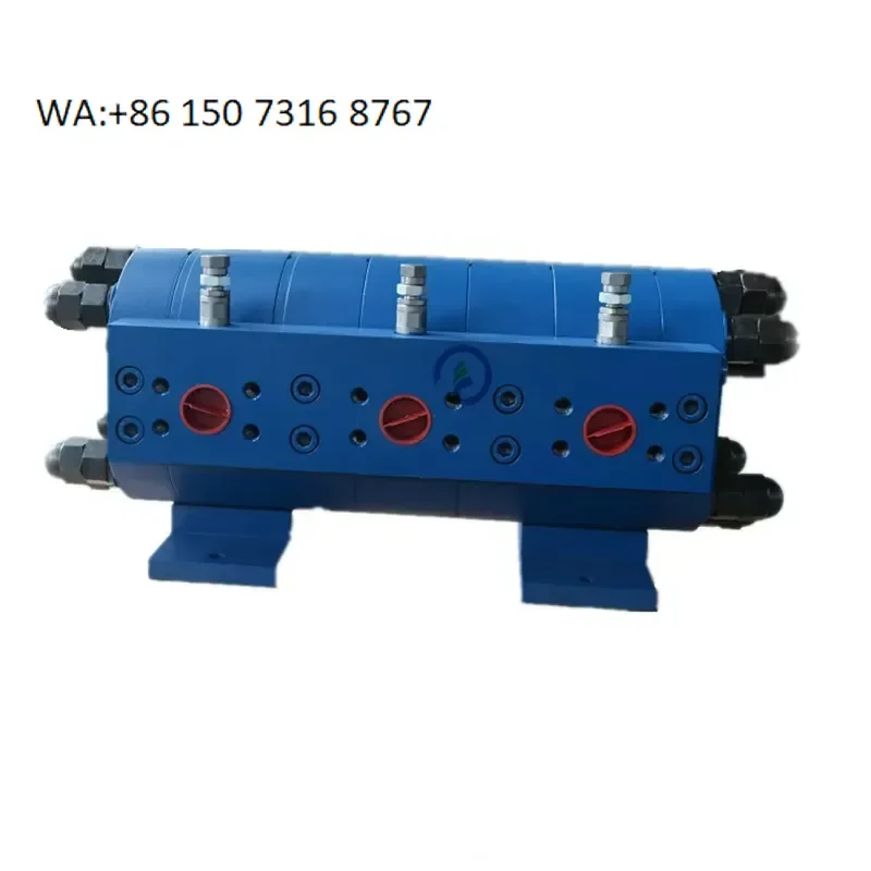 High Precision Safety Structure Gear Synchronous Flow Divider 2/3/4/6/8 Ways Motor with Valve for Hydraulic Oil Lifting