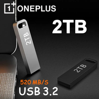 OnePlus 2TB USB 3.2 Flash Drives High Speed Metal Pendrive 1TB 512GB 256GB Portable Usb Drive Waterproof Memory Flash Disk ﻿NEW
