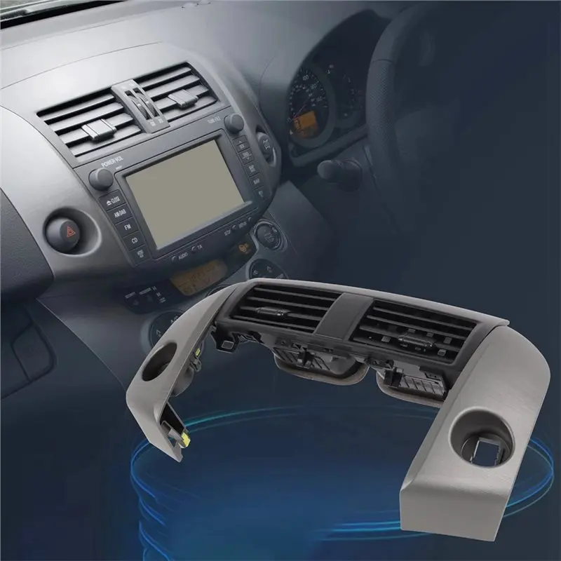 AS57-For Toyota RAV4 2006- 2012 Air Conditioner Side Vent Frame& Air Vent Grille Insert Panel 55670-42060-B0 55413-42070-B0
