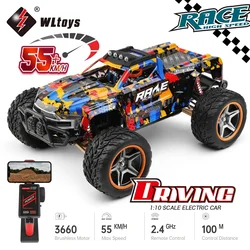 WLtoys 104016 104019   1/10 4x4 Wózek zdalnie sterowany 4WD 55KM/H Off-Road Drift Profeesional Alloy RC Car VS WPL C24 Zabawki dla dzieci