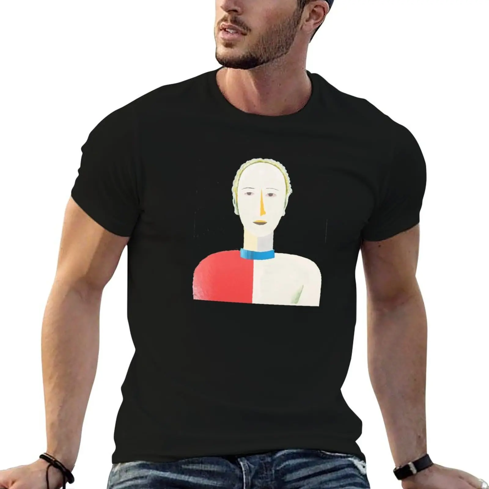 HD -Portrait of a woman,by Kazimir Severinovich Malevich 1932 High Definition T-Shirt Comfortable Workout Short Sleeve Shirt