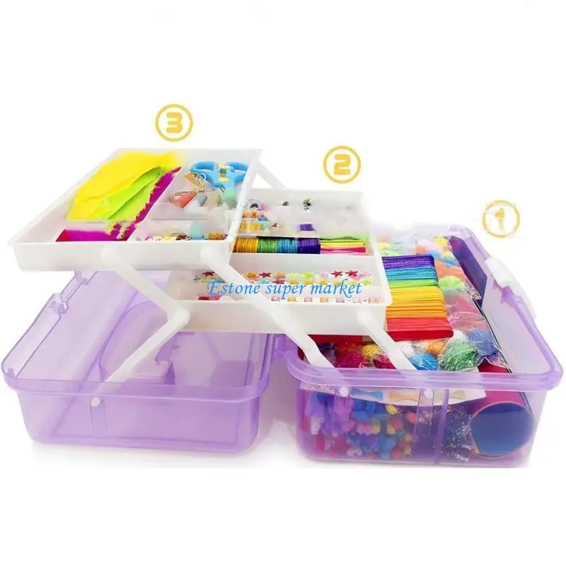 090B conjunto accesorios DIY artes y manualidades regalo Pascua para niñas 5 a 12 años haz tu artesanía, regalos