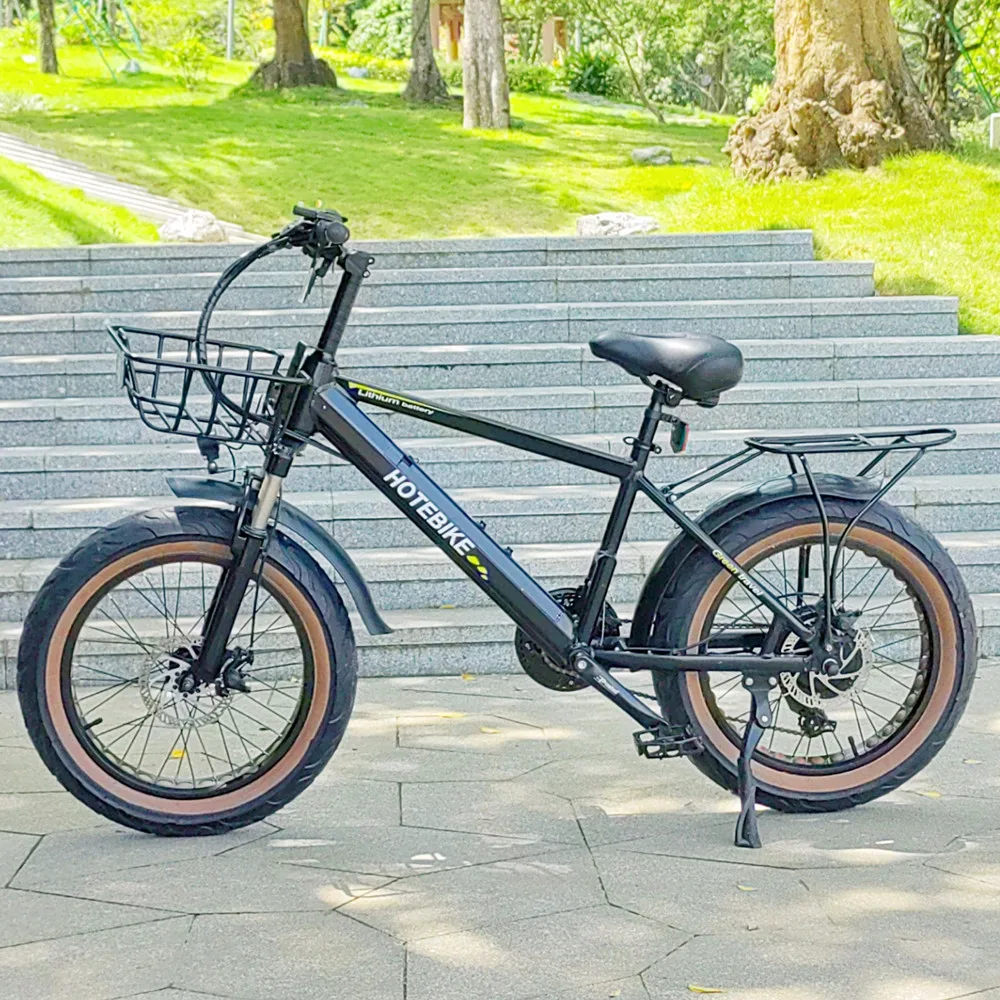 

Электровелосипед Fat Ebike 500/750/1000 Вт, пляжный круизер, фэтбайк, 36В/48В, 20 дюймов, с электродвигателем в колесе, электровелосипед с толстыми шинами