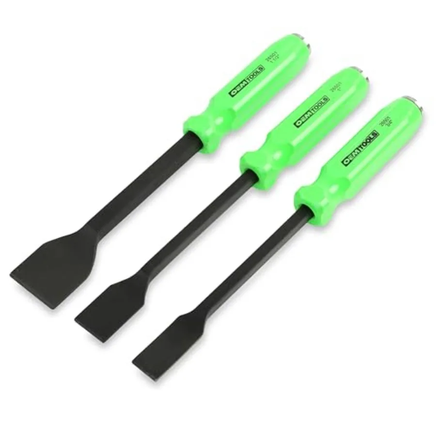 

OEMTOOLS 26501 Набор из 3 скребков для прокладок: инструменты для снятия прокладок поддона картера, прокладок клапанов и очистки крышек.