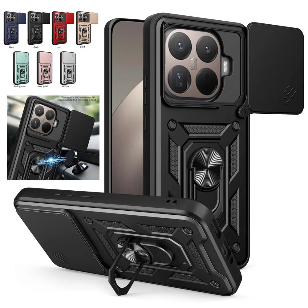 Slide Kamera Objektiv Schutz Rüstung Fall Für Xiaomi Mi 15T Pro 15T 5G Military Grade Stoßstangen Ring Abdeckung