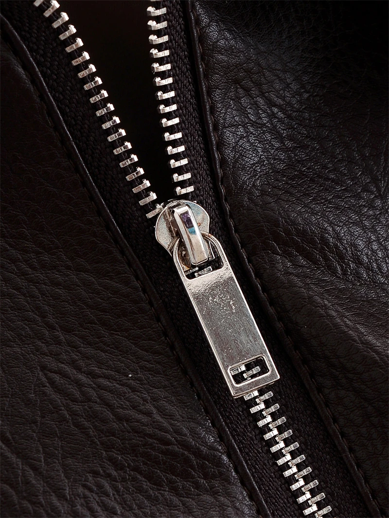 Veste en simili cuir pour femme, nouvelle mode automne-hiver 2021, veste en simili cuir pour femmes, vêtements décontractés et chics pour dames