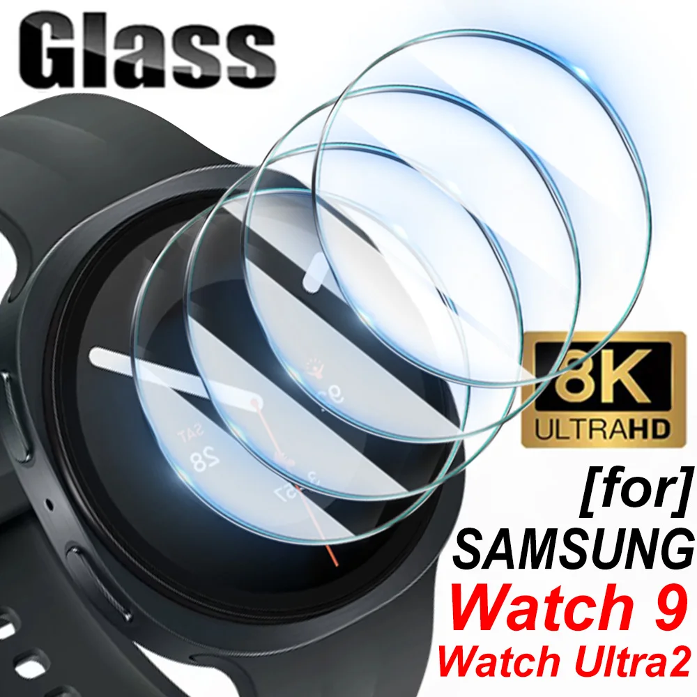 9H Hardness Tempered Glass Screen Protectors for Samsung Watch 9 40mm/44mm 1-5Pcs Watch Protective Film for Samsung Watch Ultra2