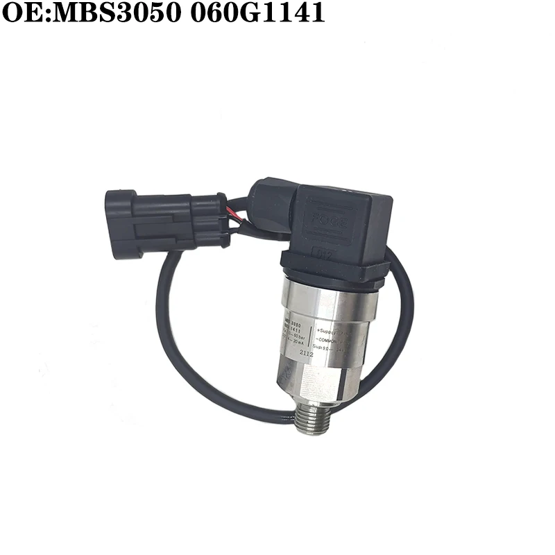 The latest high quality excavator accessories are suitable for LonGong low pressure sensor OE: MBS3050 060G1141 60Bar flat plug