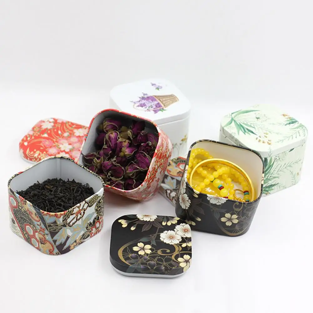 Creative Gift Box Reusable Tinplate Box Food Grade Decoration Accessory Jewelry Small Tin Box Decoration