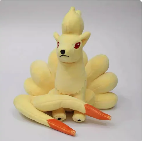 

25cm Anime Cartoon plush toy doll nine-tailed fox For Children Baby Birthday Gift