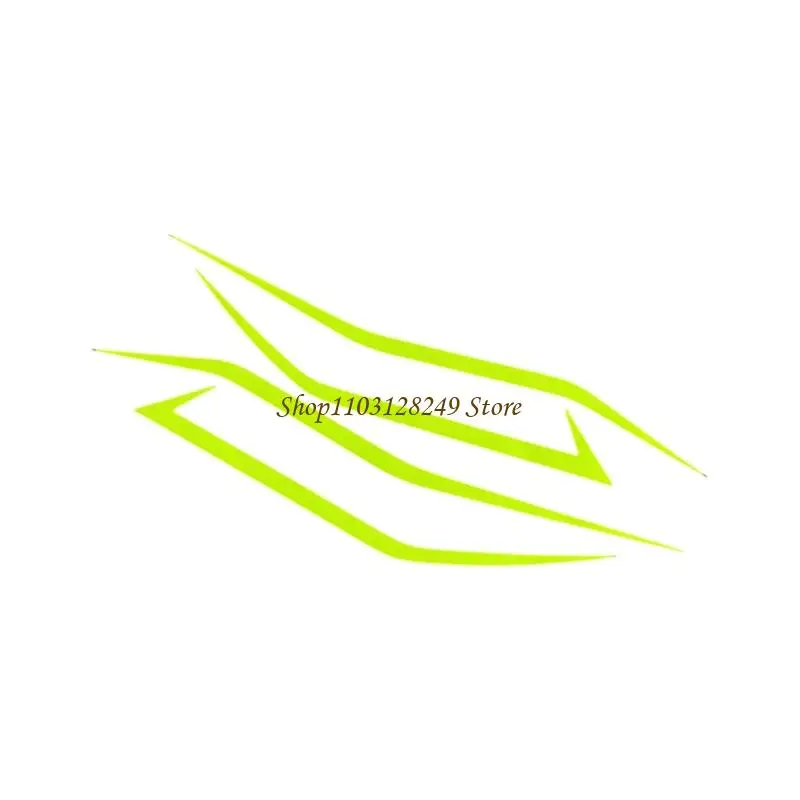 N5KD Motorcycle Headlight Adhesive Sticker Weatherproof Design Decal For Long Lasting And Easy Installation