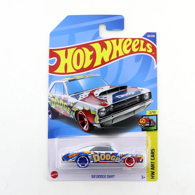 2020-70 2022-63 Original Hot Wheels Mini Alloy Coupe 68 DODGE DART 1/64 Metal Diecast Model Car Kids Toys Gift