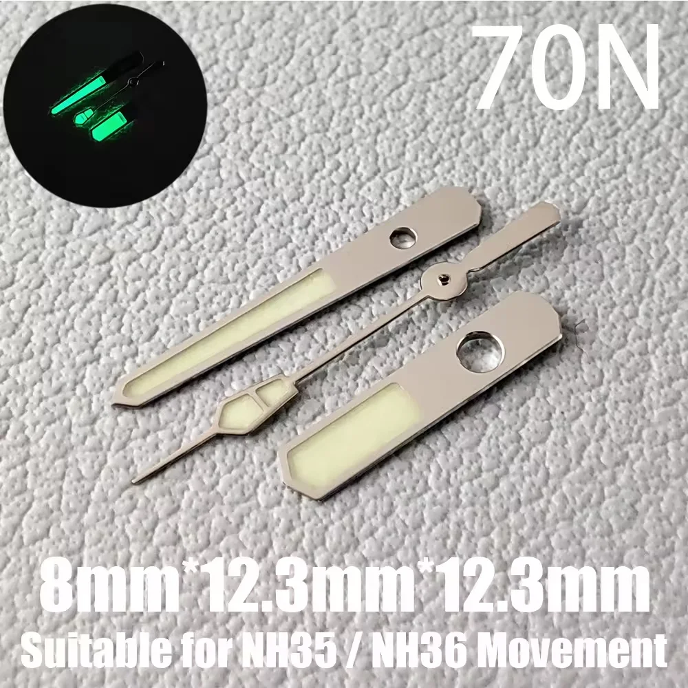 NH35 Hands Watch Hands NH36 Hands Color Hands Green Luminous Hands Second Hands Watch Accessories Suitable For NH35/36 Movement