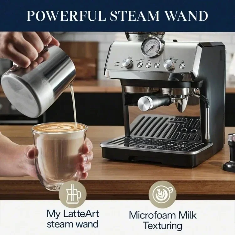 La Specialista Espresso Machine with Grinder, Milk Frother, 1450W, Barista Kit - Bean to Cup Coffee & Cappuccino Maker