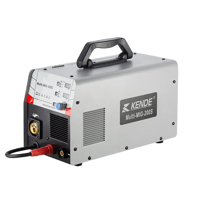 KENDE Portable IGBT Inverter 4 in 1 MIG MAG MMA TIG Aluminium CO2 Gas  MIG MAG Welder Welding Machine Multi MIG 200