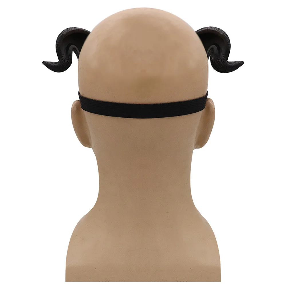 1 قطعة قناع الشيطان نصف الوجه حفلة الهالوين الدعامة يتوهم الجدة زي ملحق لمهرجان تنكر تأثيري #1