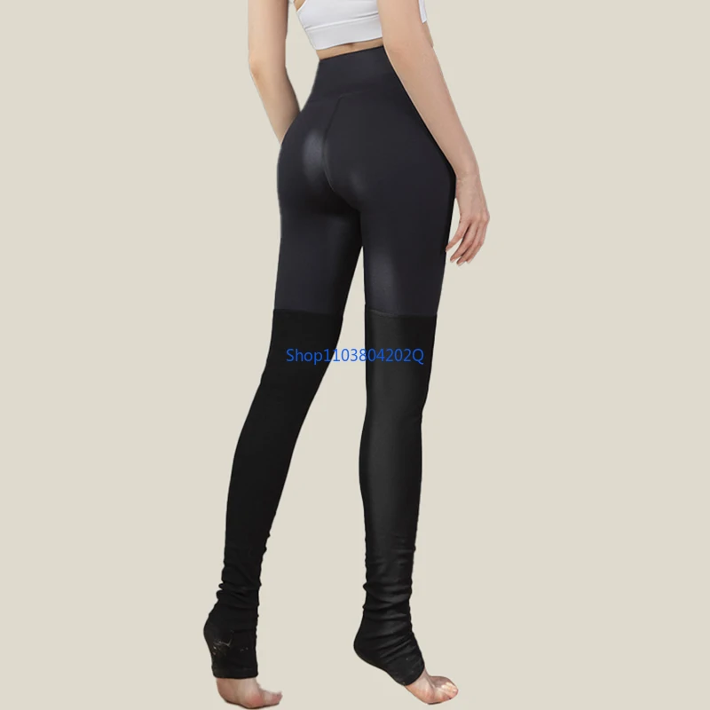 Legging Sports Pants Leggings Threaded Stacking Stockings Stepping Pants Women's Dance  Fitness