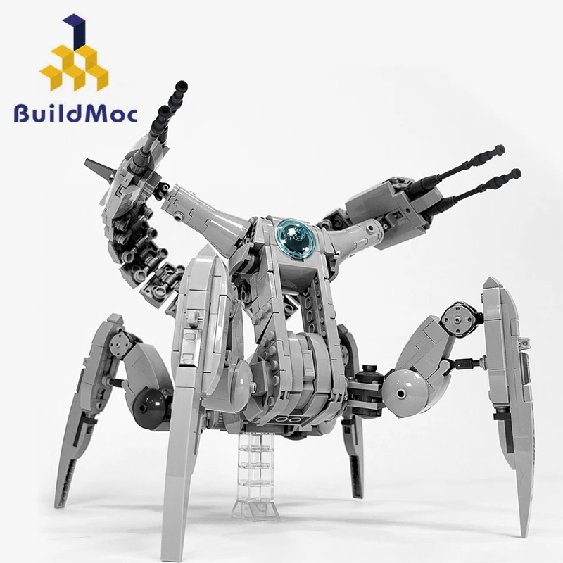 

Buildmoc, космические войны, скорпенек, острые уничтожители, роботы, набор MOC, строительные блоки, наборы, игрушки для детей, подарки, игрушки, кирпичи