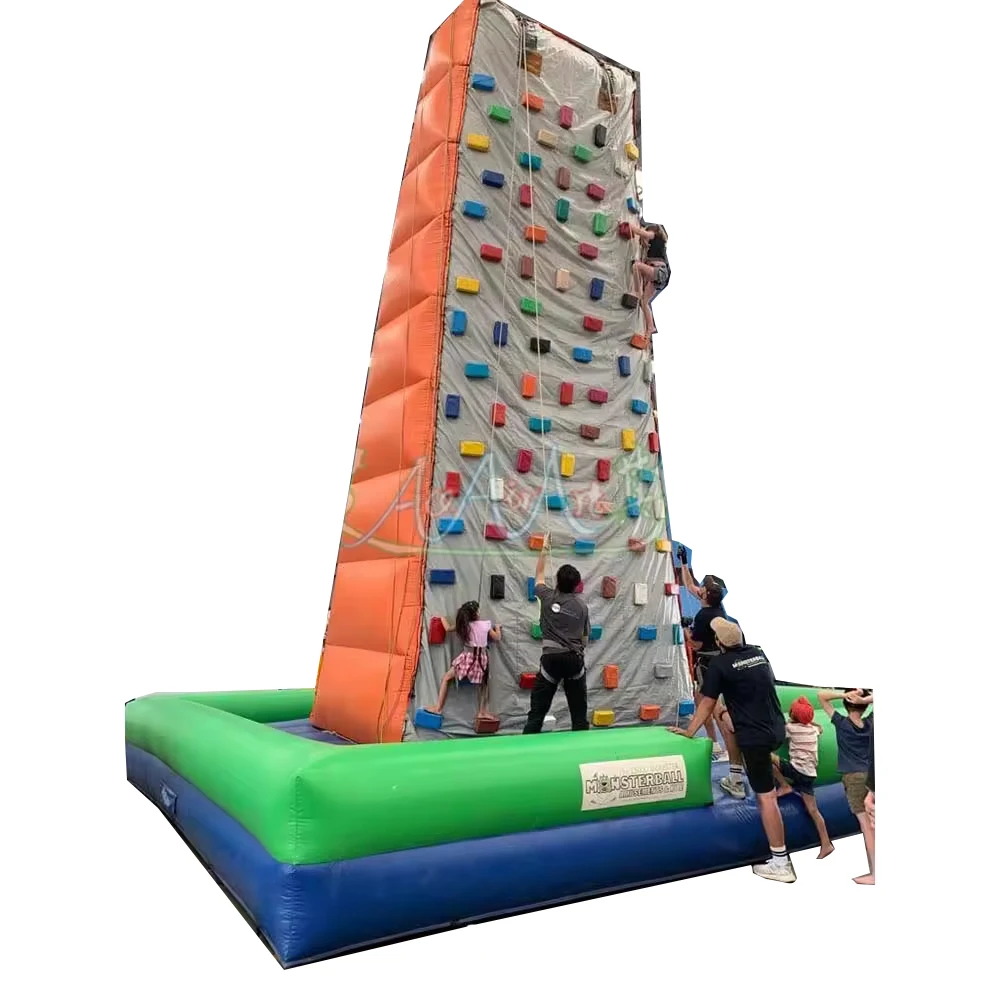 

Customized PVC Inflatable Rock Climbing Wall for Kids and Adults for Indoor Parks Gardens Outdoor Fun/Sport