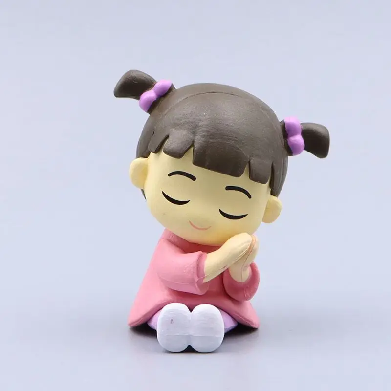 4 قطعة جامعة وحوش Inc أرقام جيمس P. سوليفان أنيمي عمل الشكل مايكل ووزوكي راندال بوجز Q نسخة نموذج اللعب #3