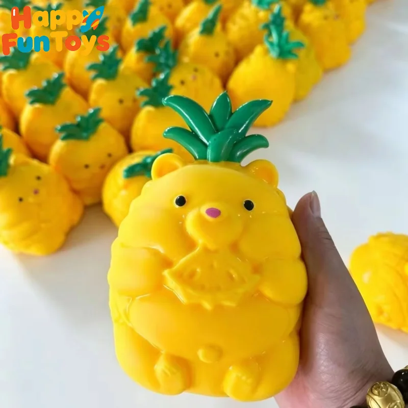 20cm-pineapple-bear-squishy-fidget-toys-fast-rebound-desktop-ornament-funny-decompression-stress-relief-toy-gift-for-adults