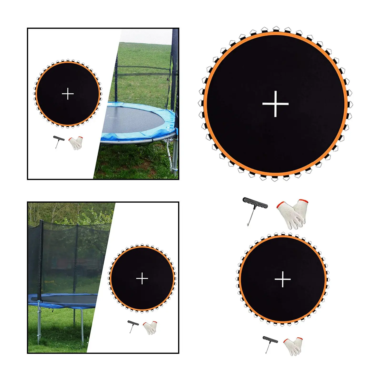 Trampoline mat, jumping fabric, sturdy, reusable, lightweight,