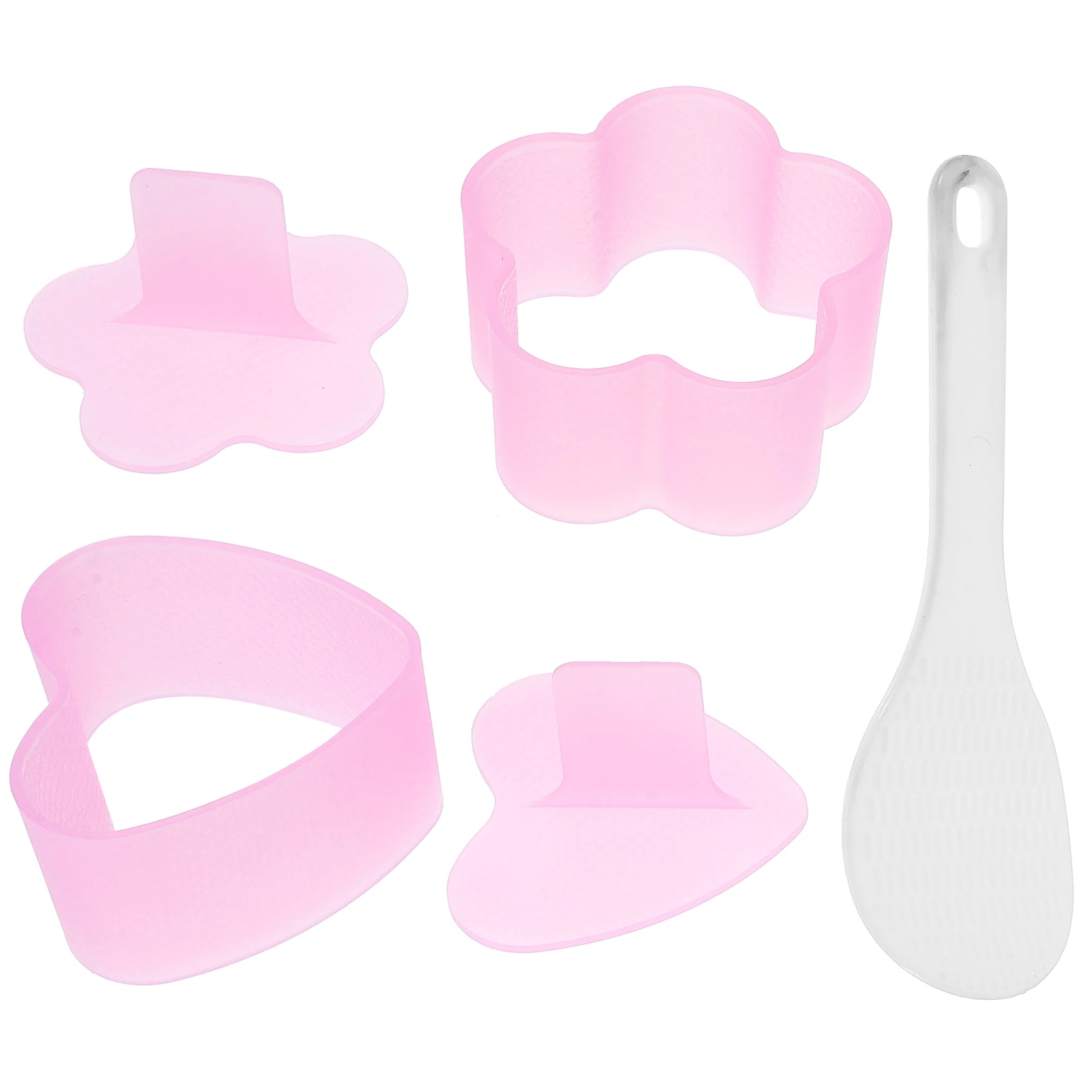 

3pcs Sushi Mold Reusable Rice Molds Heart Plum Making Kit Onigiri Kitchen Gadgets Non Stick Homemade Food