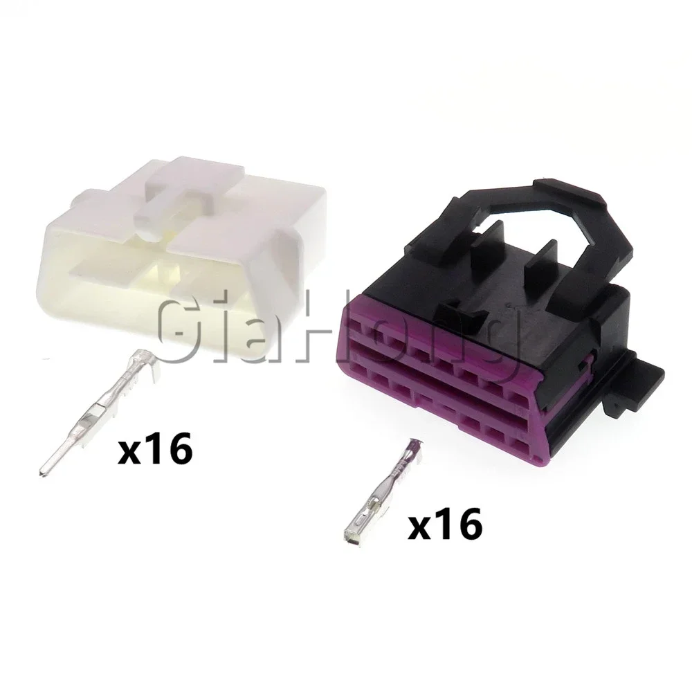 1 Set 16 Ways 8D0972695H AC Assembly Car Diagnoser Wiring Socket for VW Audi 3A0972695A Automobile OBD Diagnostic Interface Plug