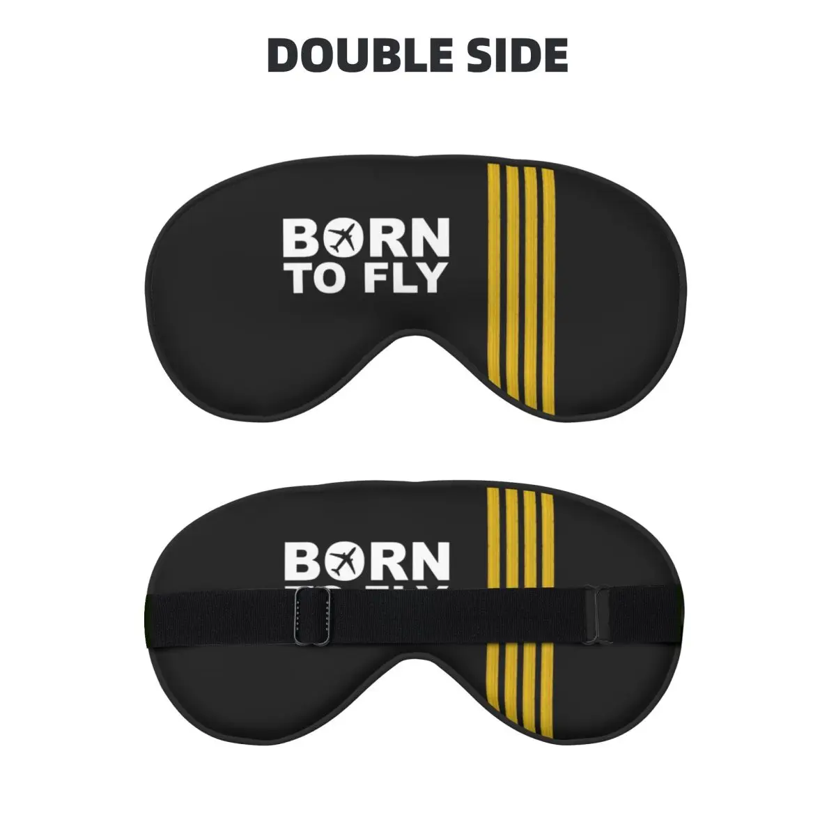 ولد ليطير الكابتن المشارب الطيران الطيار لينة أقنعة العين النوم الغمامة الطيران طيار طائرة الرجال لصقة عين قيلولة غطاء العين #2