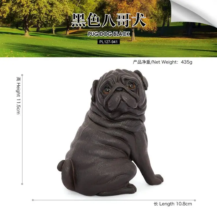 نموذج كلب حيواني محاكاة صلبة، كلب نابض بالحيوانات الأليفة، كلب هولندي، كلب فأس، لعبة أطفال زخرفة معرفية #5