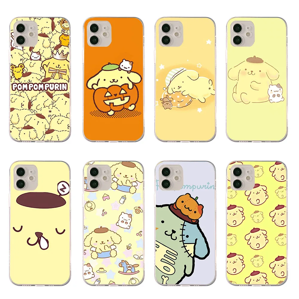 SM-57 Pompom Purin Silicone TPU Case for Realme Narzo 50 50I 50a Prime 9 10 Pro C30S C35 C55 Plus Cover Soft